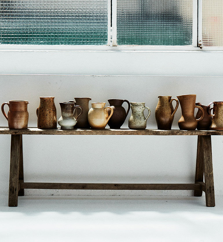 Banc en bois vintage