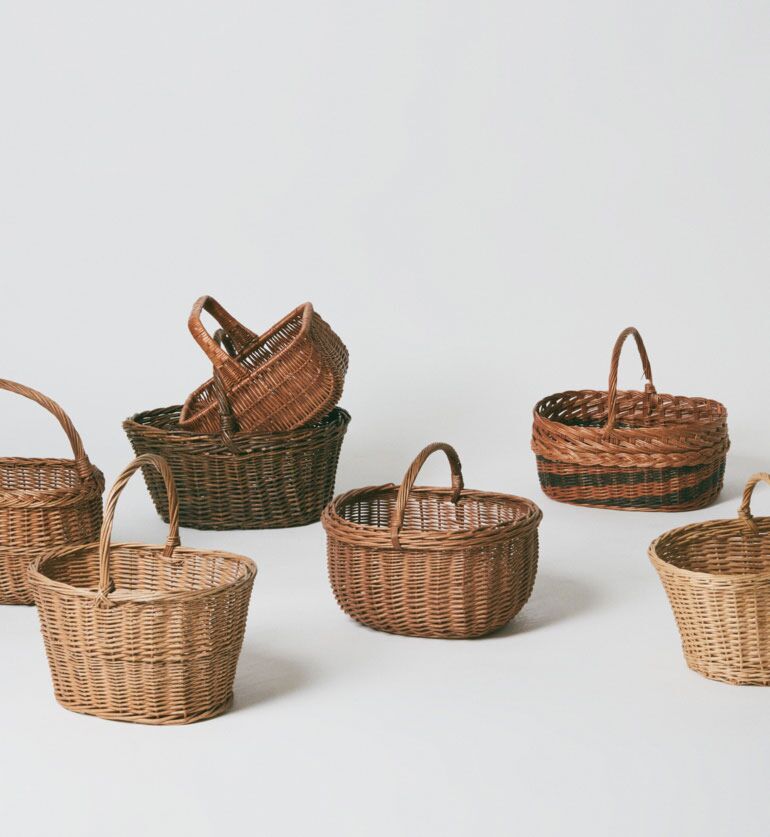 Panier vintage en osier